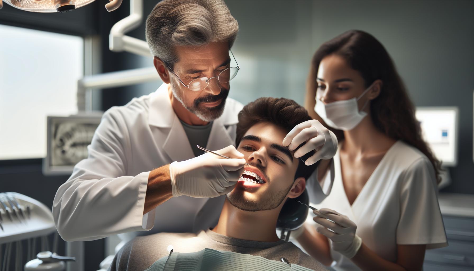 Step 2: Placing the Brackets on Your Teeth